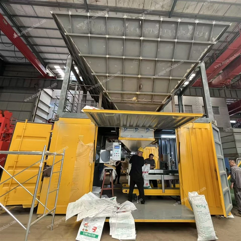 Containeriserad mobil säckmaskin